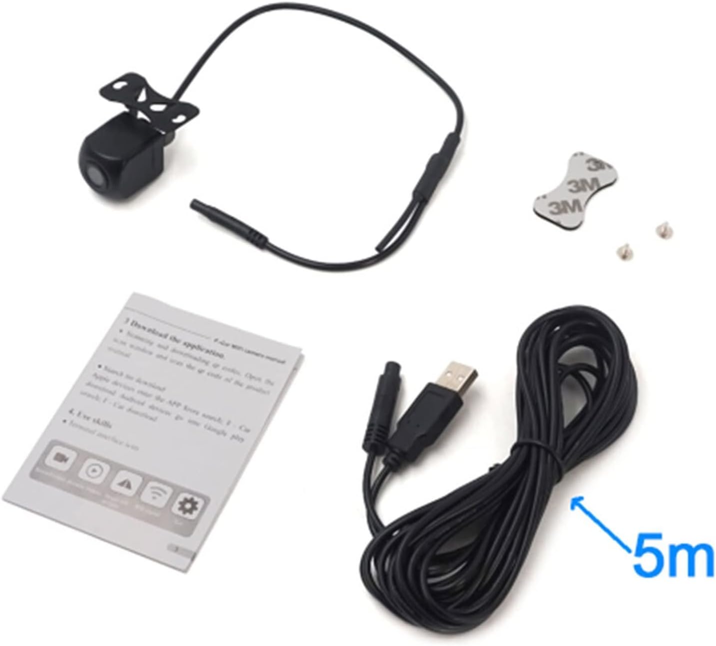 Smart World Company USB wireless reverse rear view camera to use it in your CarPlay infotainment screen for caravan and towing