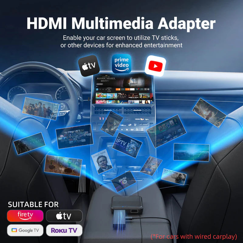 Smart World Apple Carplay and Android Auto Wireless Adapter CP-AA