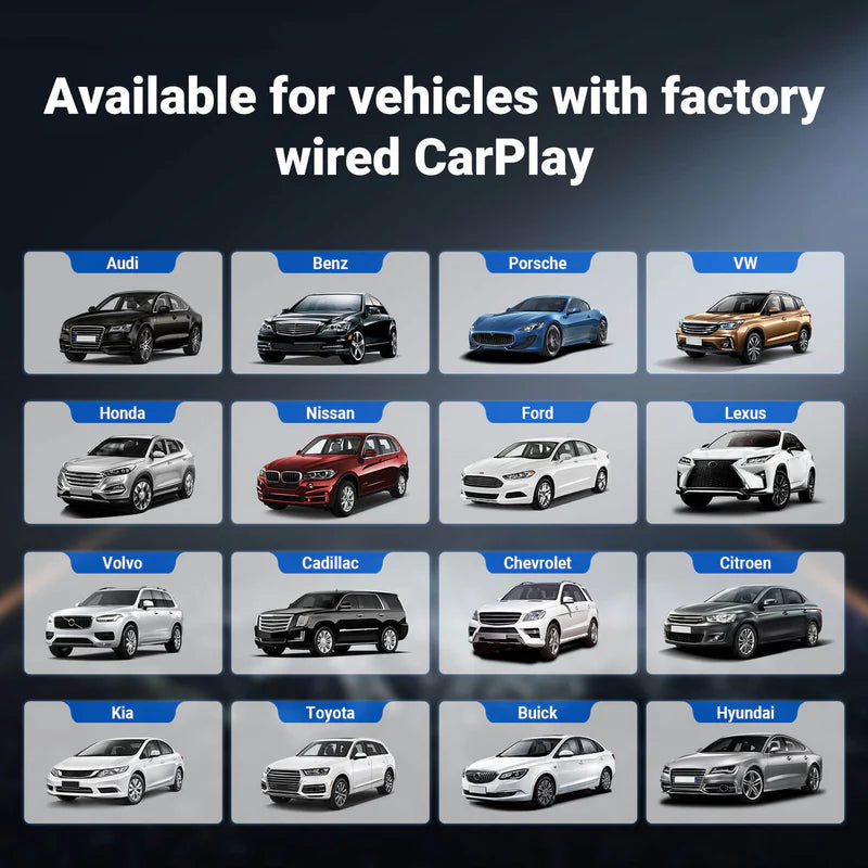 Smart World Apple Carplay and Android Auto Wireless Adapter CP-AA