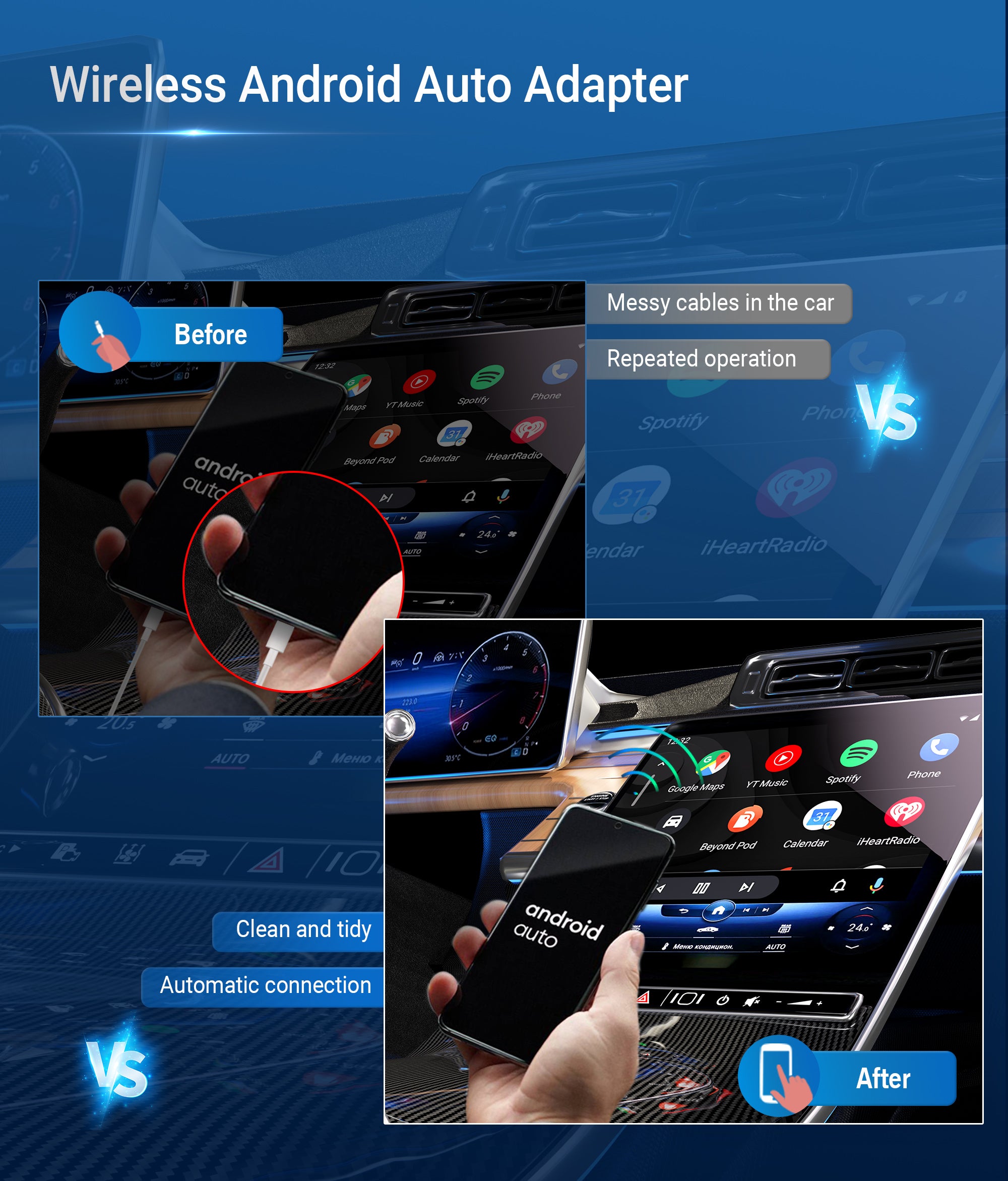 : android auto wireless adapter for car, wireless... AA Wireless Android Auto (only) Adapter – Smart World Company