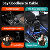 OTTOCAST Mini 2in1 Wireless Carplay Adapter for Apple iPhone with GPS Passthrough, Android Auto Car Adapter, Plug & Play