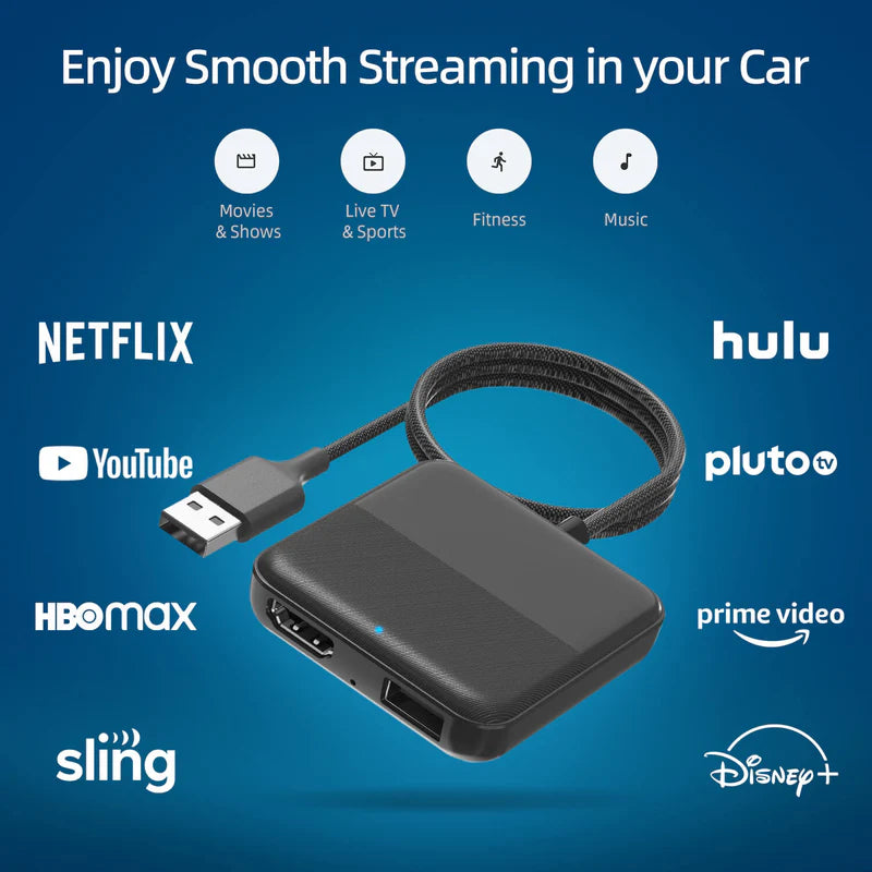 Smart World CP-AA HDMI wireles Carplay and android  auto HMDI adapter (for Chromecast, Firestick and etc.)