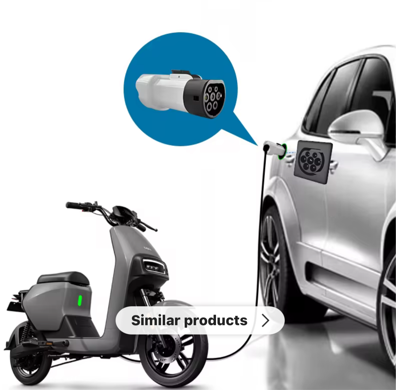 Smart V2L VTL Type 2 Vehicle to load Discharger Adapter for 2025 MG 4 EV, ZS EV, BYD Electric Vehicle Small , portable