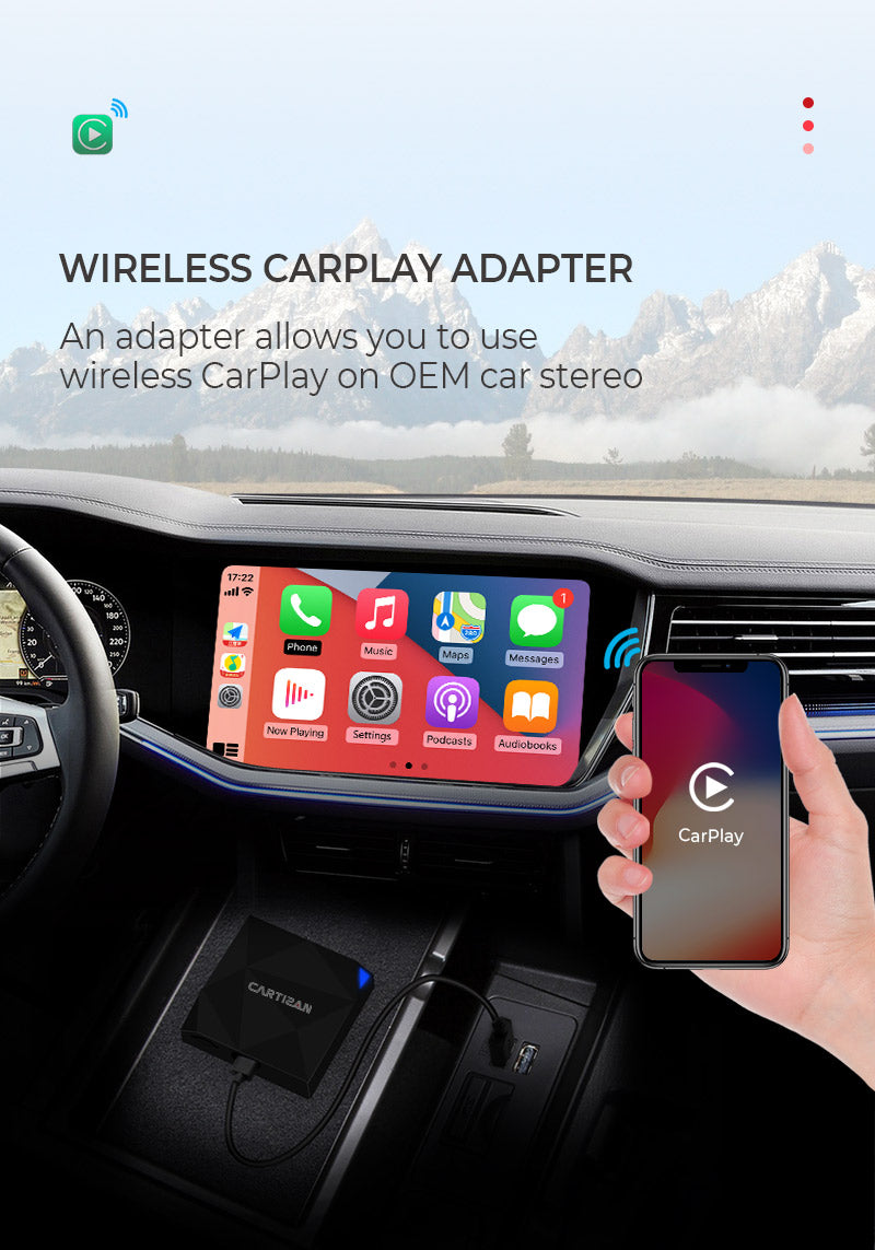 GWM Haval / MG - CP Wireless Carplay adapter dongle 5GHz Wifi module