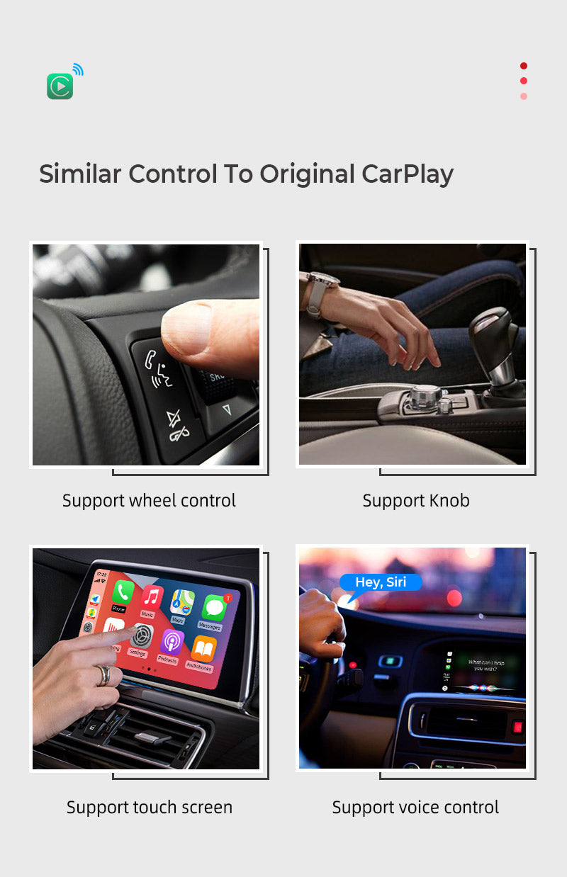 GWM Haval / MG - CP Wireless Carplay adapter dongle 5GHz Wifi module