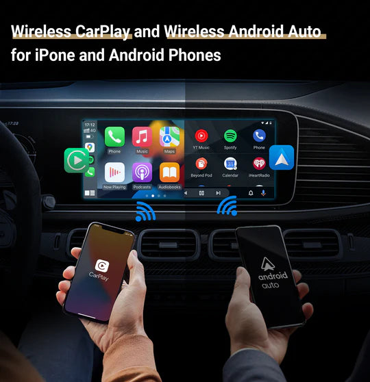 Smart World Apple Carplay and Android Auto Wireless Adapter CP-AA