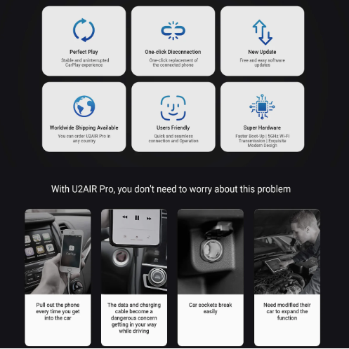 GWM Haval / MG - CP Wireless Carplay adapter dongle 5GHz Wifi module