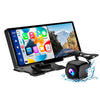 Smart World Carplay4all 10-Inch Wireless CarPlay and Android Auto Retrofit Display any Car App2car Display with GPS and front and reverse rear camera