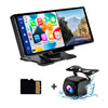 Smart World Carplay4all 10-Inch Wireless CarPlay and Android Auto Retrofit Display any Car App2car Display with GPS and front and reverse rear camera