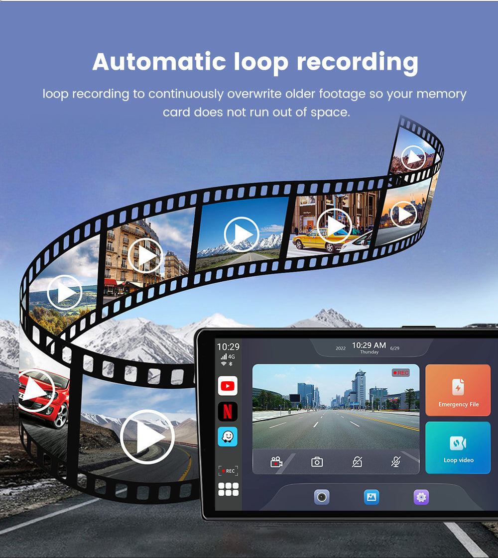 App2car Dashcam 2 in 1 Media Box and Dashcam Android 9.0 OS Carplay and Android Auto