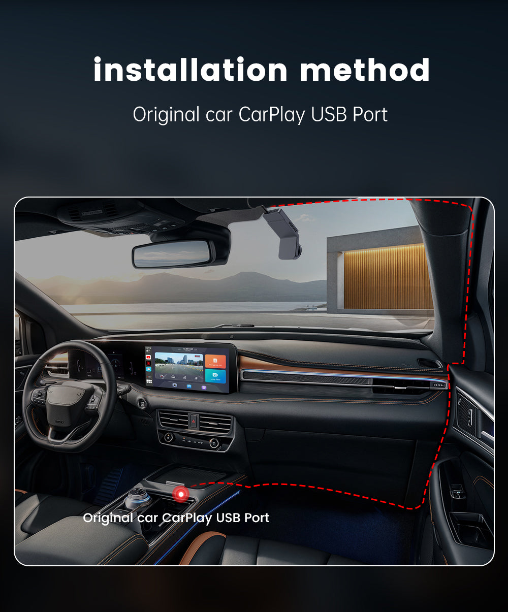 App2car Dashcam 2 in 1 Media Box and Dashcam Android 9.0 OS Carplay and Android Auto