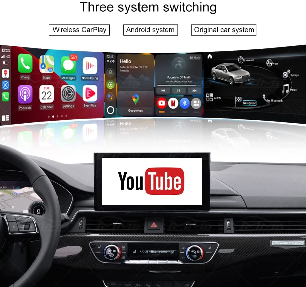 App2Car Smartworld MMB11 Multimedia Adapter for Wireless Carplay and Android Auto - Use Any App on Your Car's Head Unit