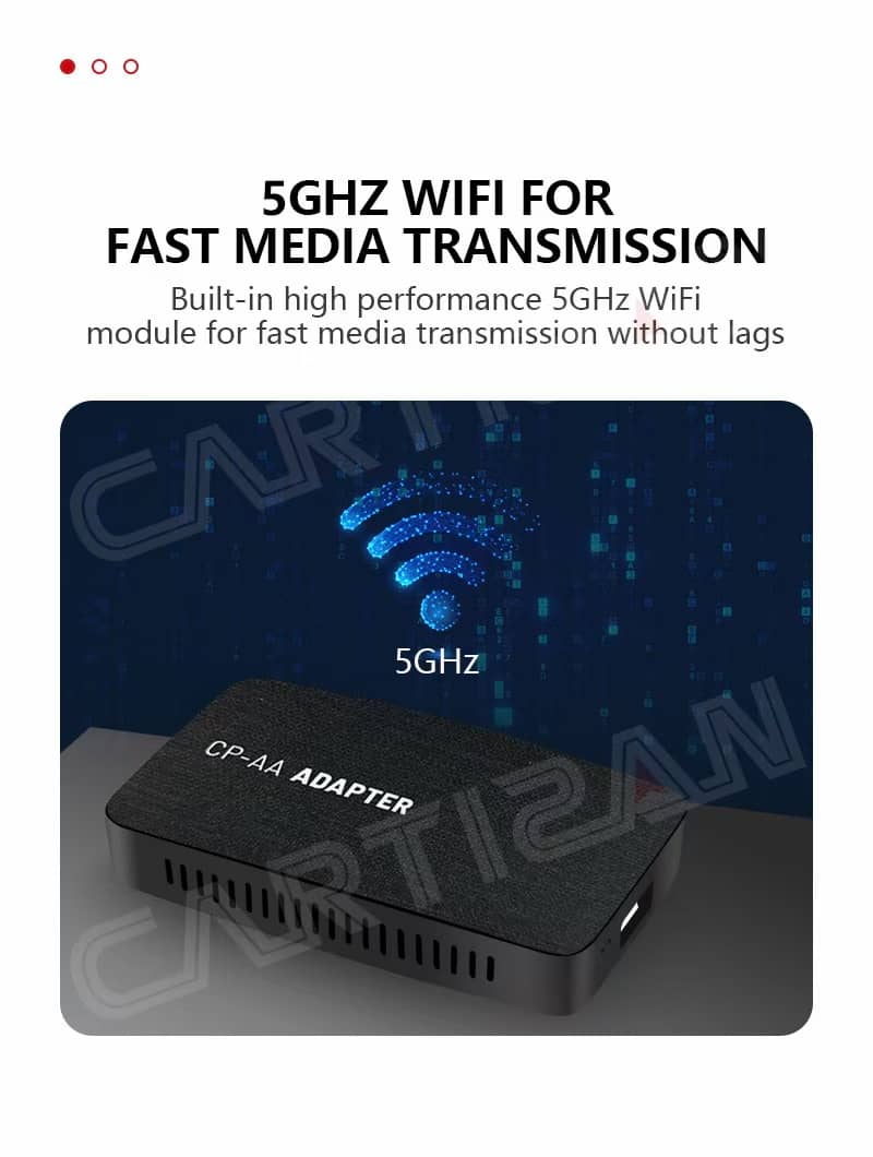 CP-AA-Y Apple Carplay and Android Auto Wireless Adapter for Mitsubishi Pajero QE QF /  Mitsubishi Triton MR (from 2017)