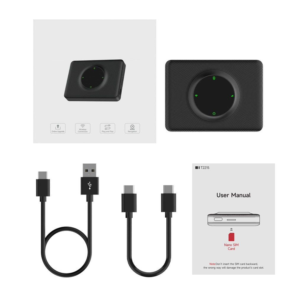 CP-AA-T Wireless CarPlay and Android Auto Upgrade for Tesla with Hands-Free Siri Control, More Navigation and Music Apps