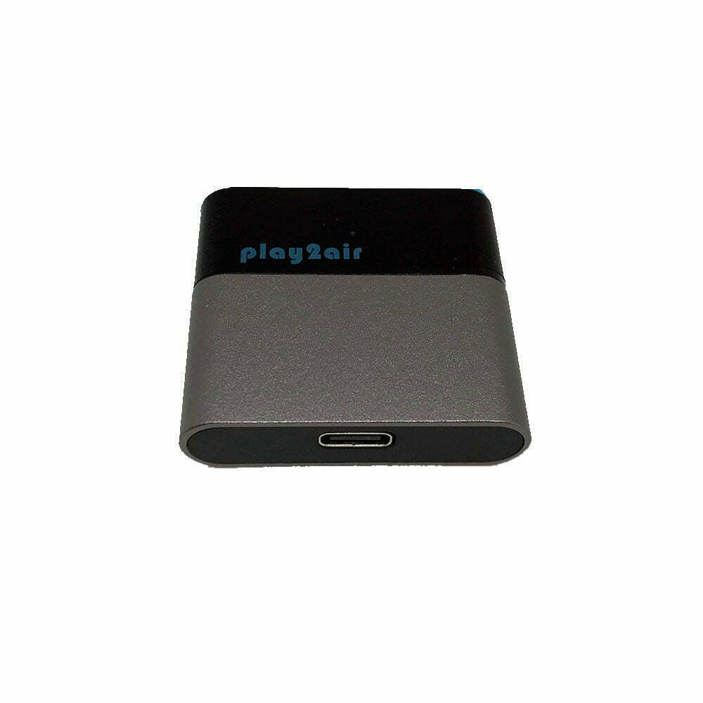 ViseeO Play2Air Smallest in the Market Wireless Carplay iPhone Adapter with USB Type-C adn Type-A Plug