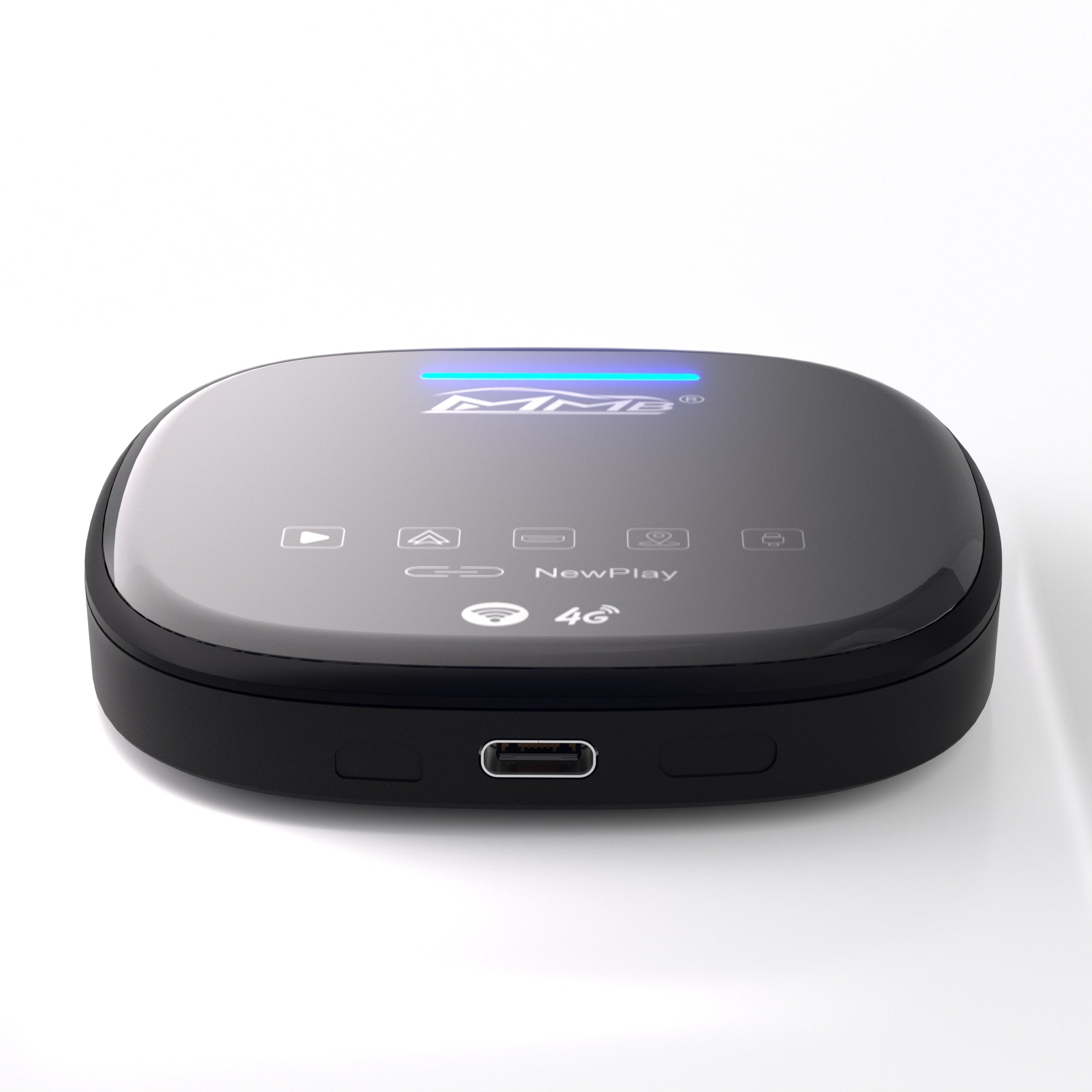 App2Car MMB MAX Multimedia Adapter for Wireless Carplay and Android Auto Android 10.0 with SIM card Slot